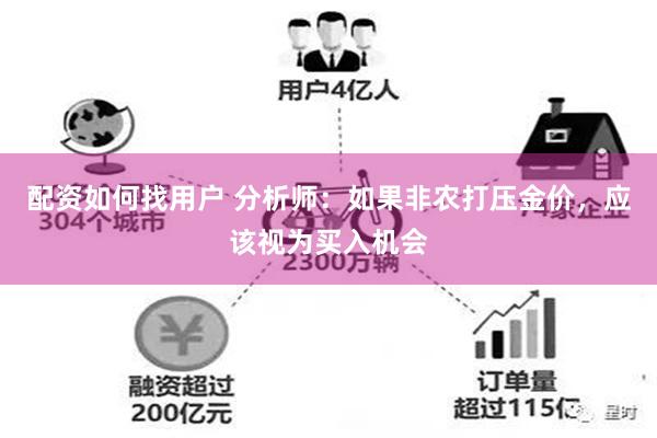 配资如何找用户 分析师：如果非农打压金价，应该视为买入机会