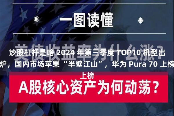 炒股杠杆是啥 2024 年第三季度 TOP10 机型出炉，国内市场苹果 “半壁江山”，华为 Pura 70 上榜